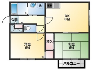 シャレル松原の物件間取画像